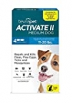 TevraPet Activate II Flea and Tick Prevention for Dogs – Topical, 11-20 Lbs, Medium 11-20 lbs (00001)