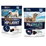 VETIQ Maximum Strenght Hip and Joing Supplement and Pill Treat ADVFORMULA Bundle for Dogs