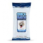 International Veterinary Sciences IVS Quick Bath Dog Towelettes, Removes Odor, Extra Thick and Heavy Duty for Large Dogs, Made in the USA, 10 Count Pack