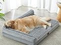 BFPETHOME Orthopedic Dog Beds for Large Dogs – Pet Sofa with Removable Washable Cover, Waterproof Lining and Nonskid Bottom