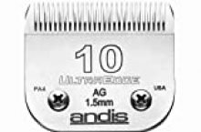 Andis Carbon-Infused Steel UltraEdge Dog Clipper Blade, Size-10, 1/16-Inch Cut Length (64071)