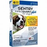 SENTRY Fiproguard Plus for Dogs, Flea and Tick Prevention for Dogs (89-132 Pounds), Includes 6 Month Supply of Topical Flea Treatments