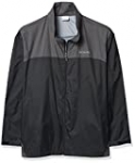 Columbia Men’s Glennaker Lake Front-Zip Jacket, Black/Grill, 3X Tall